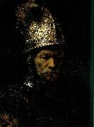 REMBRANDT Harmenszoon van Rijn Man in a Golden helmet, Berlin Germany oil painting artist